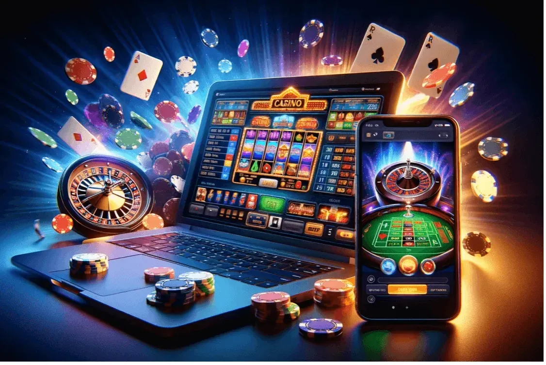 Roulette-Tisch in einem Online-Casino